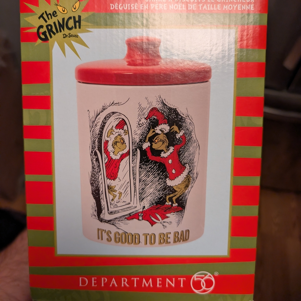 The Grinch Christmas Cookie Jar